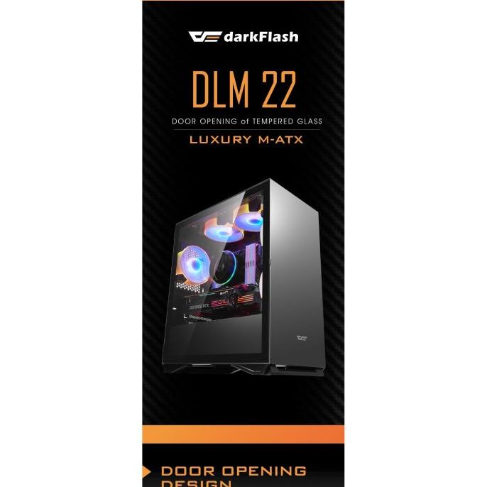 Termurah Aigo Darkflash Dlm 22 Dlm22 Luxury Black - Matx