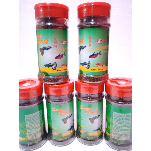 PELET IKAN KECIL/PELET IKAN IMPORT SUPER SMALL 0,5m