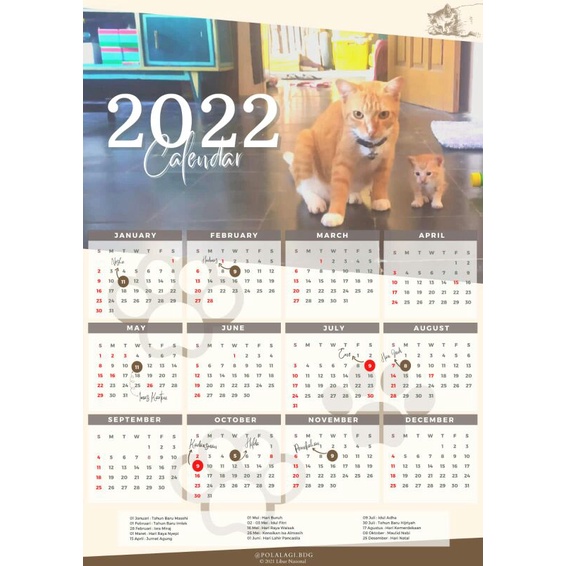

Kalender Dinding Custom untuk kado unik by polalagi.bdg