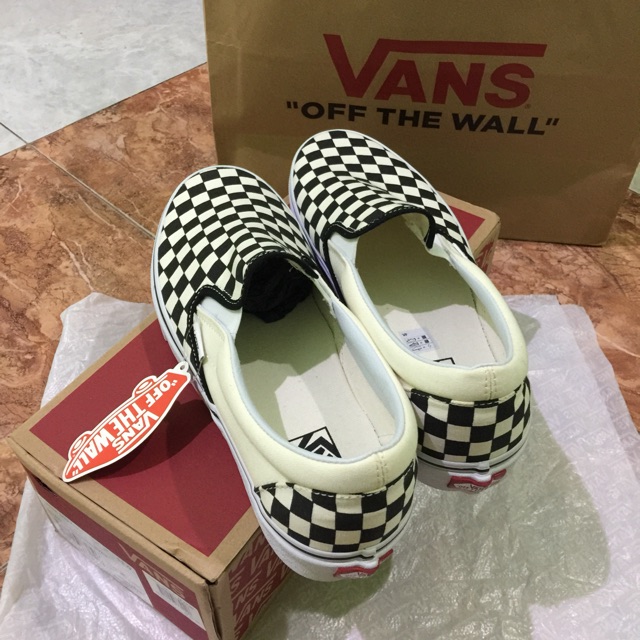 Vans Classic Checkerboard Black and White