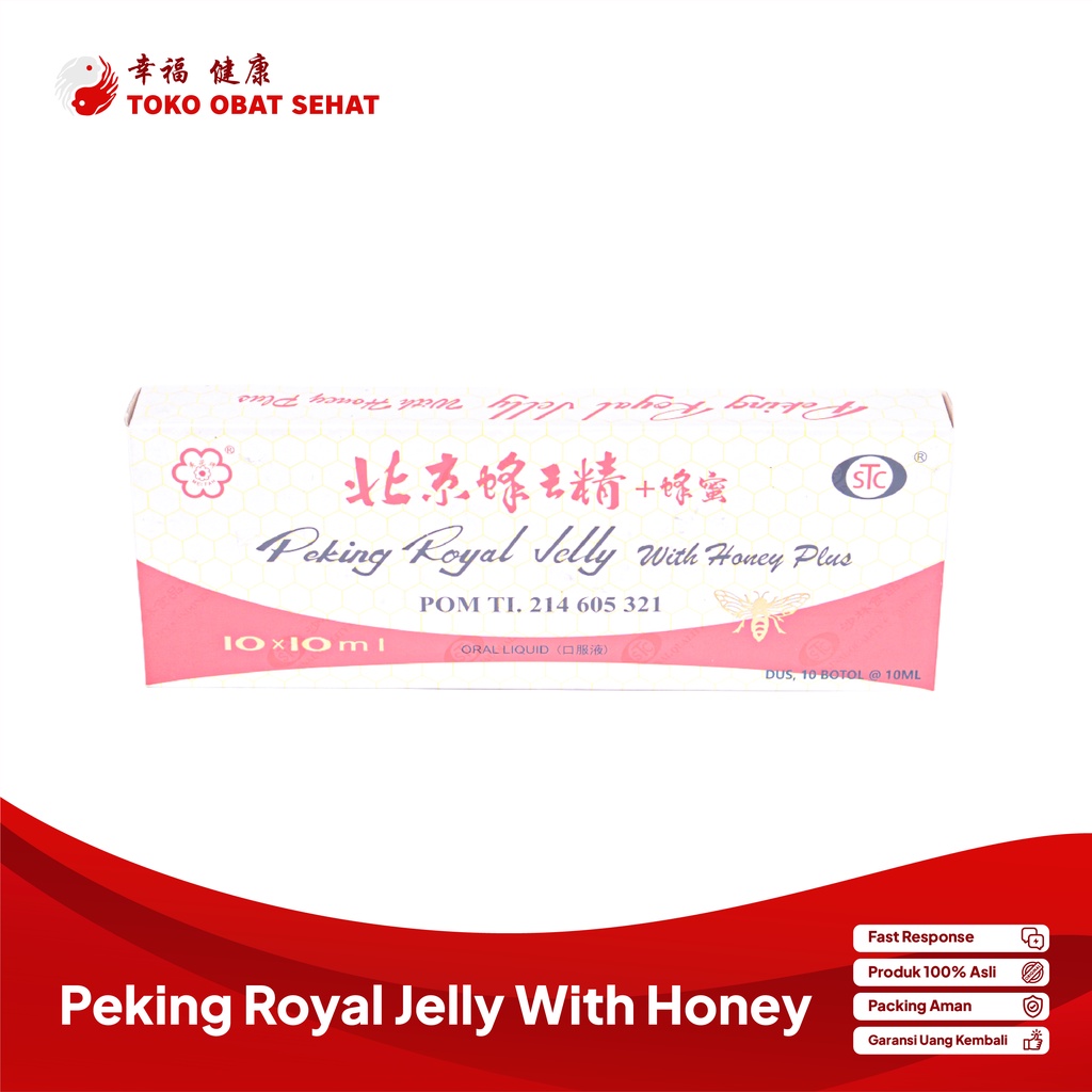 PAKING ROYAL JELLY WITH HONEY PLUS - SUPLEMEN KESEHATAN HERBAL