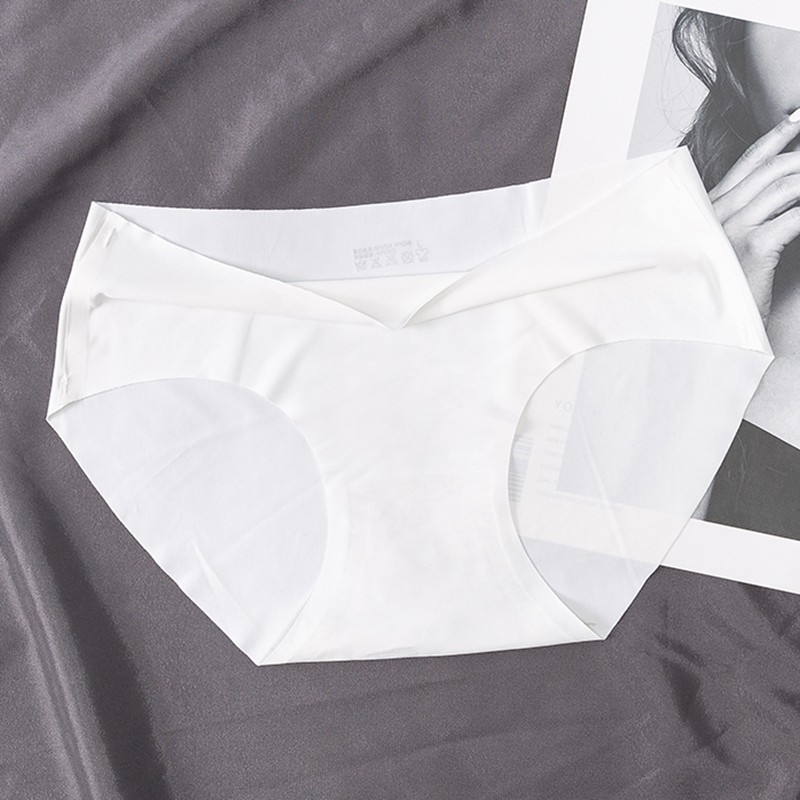 [COD] Celana Dalam Seamless Wanita Premium Quality Seamless Halus Tanpa Jahitan CD Underwear yoroyal-White