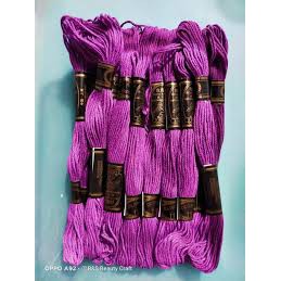 Benang Jahit Flanel/Benang Sulam/Benang Rajut warna warni