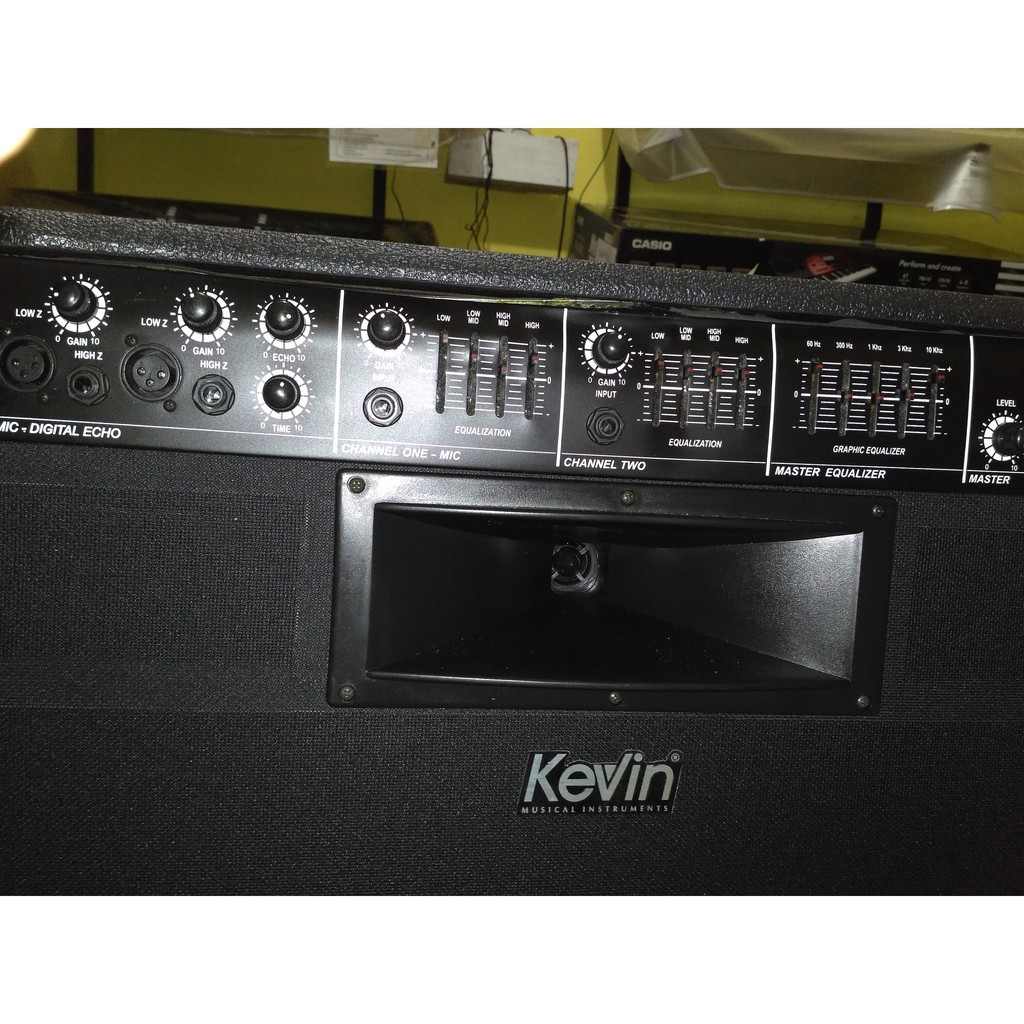 amply keyboad vocal drum elektrik gitar akustik : kevin KB 550 ampli kb550