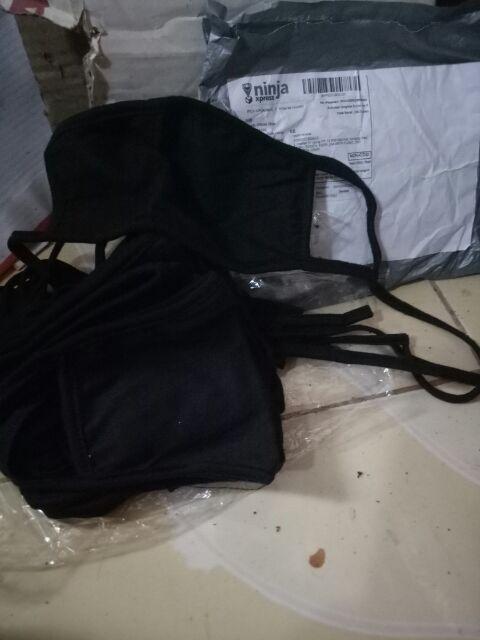 Masker Kain Bisa Diisi Tisu / Masker Kain 3 Lapis Dengan Tisu Filter