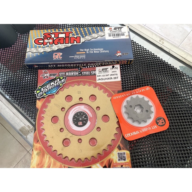 GEAR SET UK 415 NINJA R/SS MERK STT-GER SET /GER TIPIS NINJA/GEAR SET NINJA R/NINJA RR