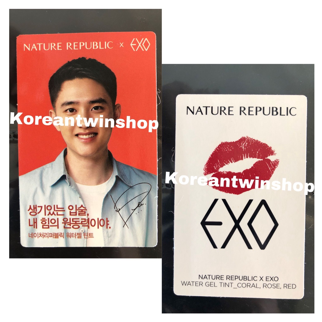 Photocard EXO X NATURE REPUBLIC | PC EXO