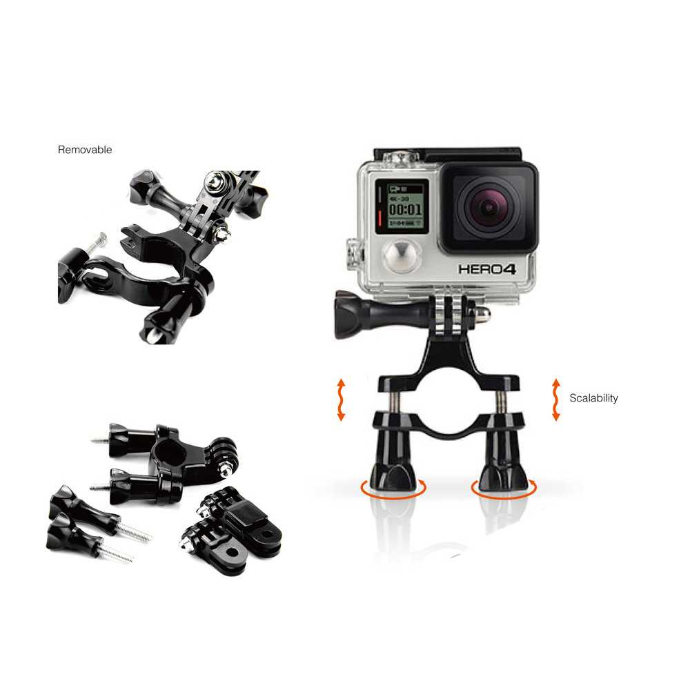 TaffSTUDIO Aksesoris Kamera Aksi Full Set GoPro Xiaomi Yi - GS41 Body Chest Strap Mounting + Holder Smartphone Dan Action Camera Gopro Yi Cam Kogan Motovlog Sepeda