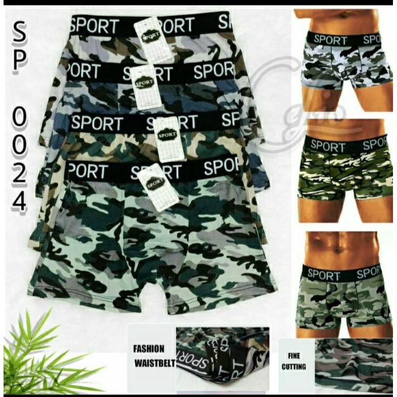 SPORT | CD Boxer Pria Dewasa/celana dalam pria segi empat/sport 0024