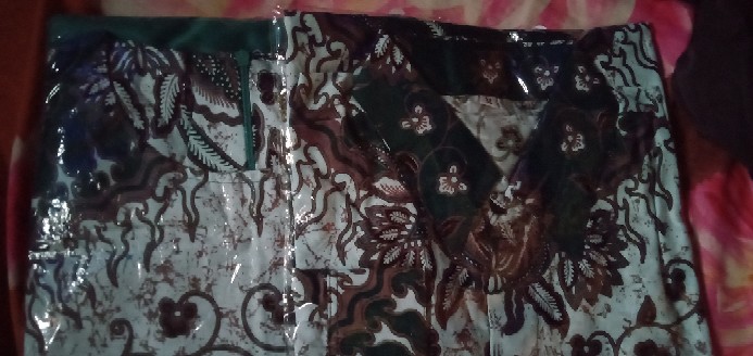 Maura Couple ~ Sania Ruffle Batik Couple Ori Ndoro Jowi