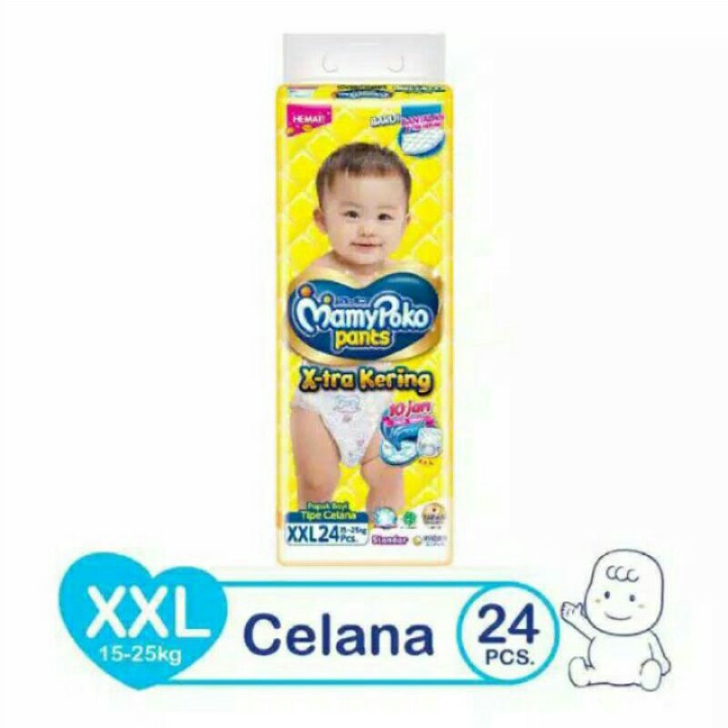 Pampers mamy poko uk XXL isi 24