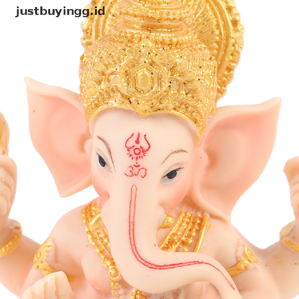 Patung Gajah God Ganesha Lord Ganesha Buddha Warna Emas