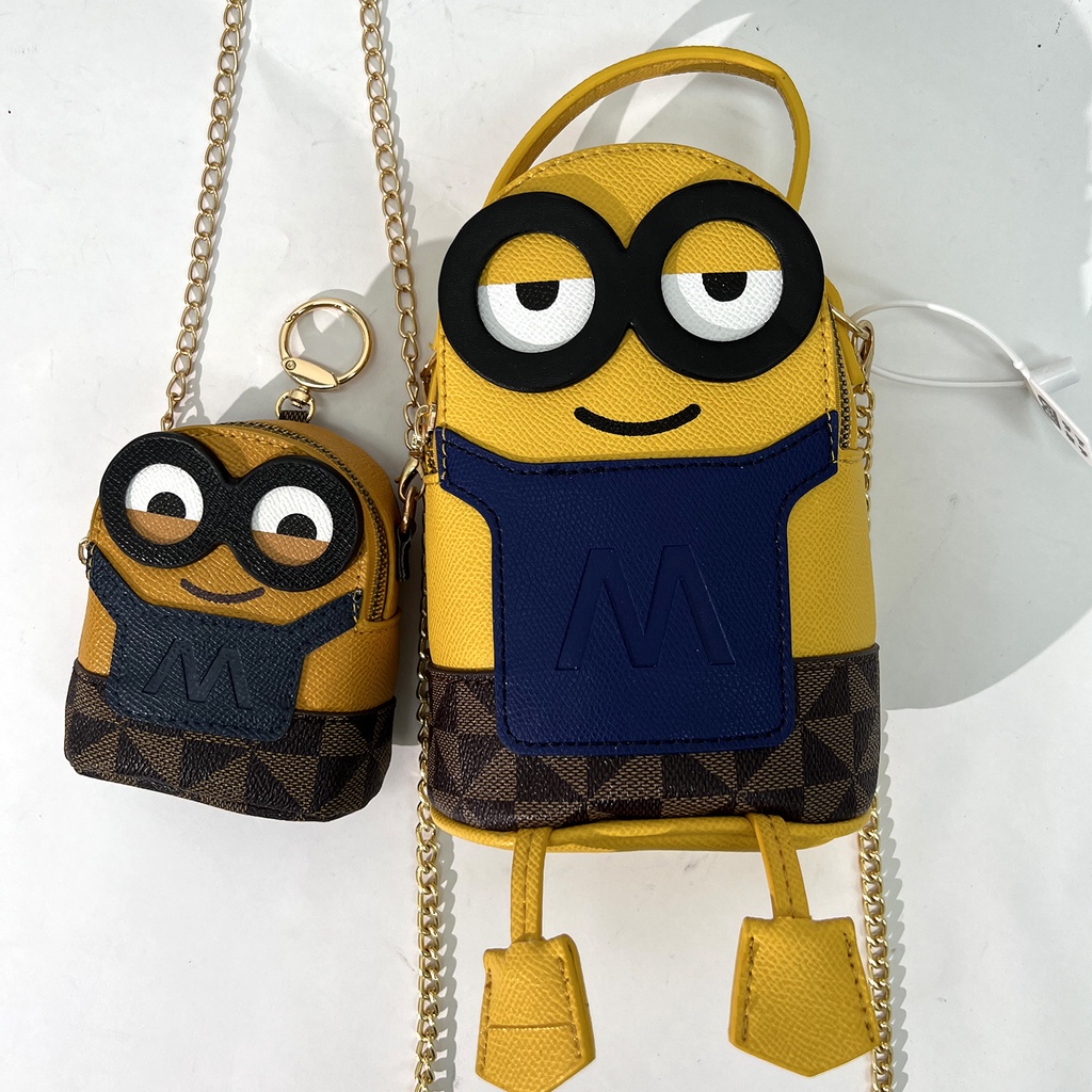 【COD】12/20CM Tas Selempang Mini Minion/Selempang Minion/MinionTas