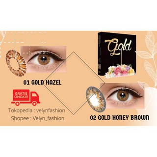  Softlens  x2 Ice Silver Gold Softlens  Warna  X2 Ice Silver 