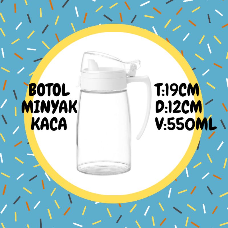 Botol minyak Botol kaca serbaguna Ikea