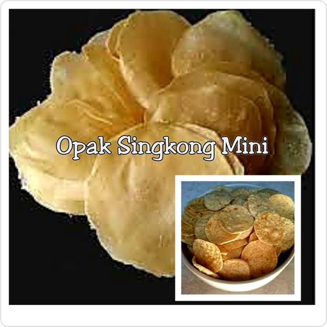 

Opak singkong mini mentah 500gram