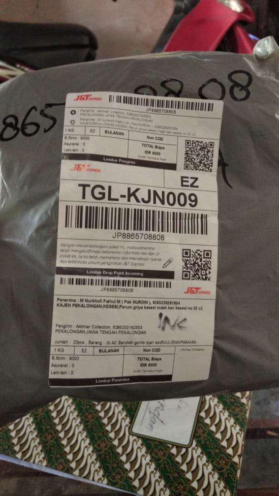 Tunik Tania New Layer Kombinasi Batik Sogan Modern Midi Casual Kerja Seragam Kantor