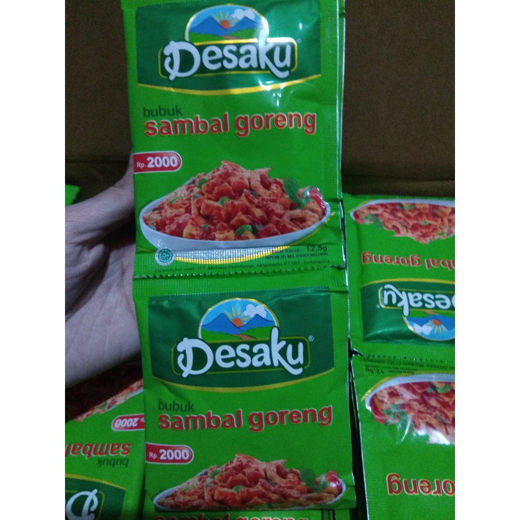 DESAKU BUBUK SAMBAL GORENG PER RENCENG ISI 10 X 12,5 GRAM