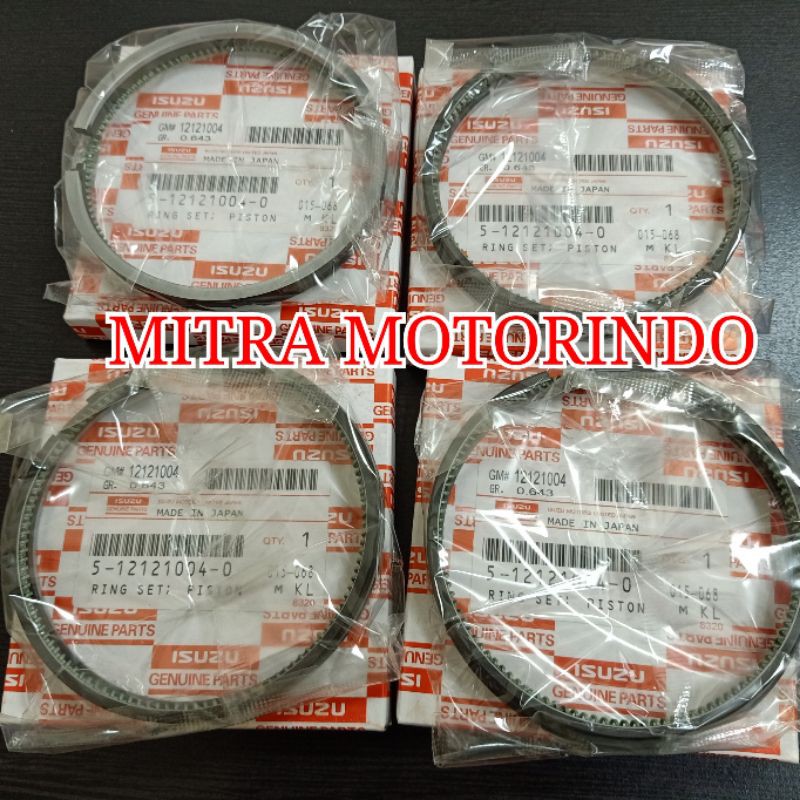 ring piston ring seher isuzu 4BC2 TLD56 std type A 5-12121-004