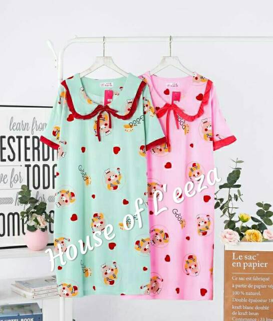 Daster import kerah Rumbai/Daster Wanita Import ALL SIZE/ daster dewasa import premium