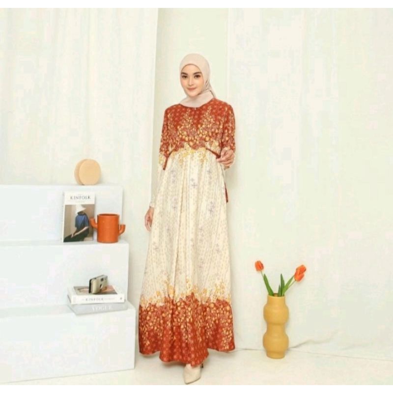 Gamis Maxmara Dior Silk Premium//Gamis Maxmara Lux Premium-Dthb salem