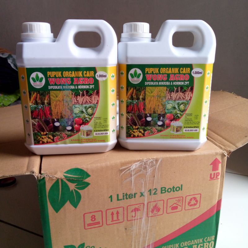 Jual PUPUK ORGANIK CAIR WONG AGRO KHUSUS 1 DUS | Shopee Indonesia