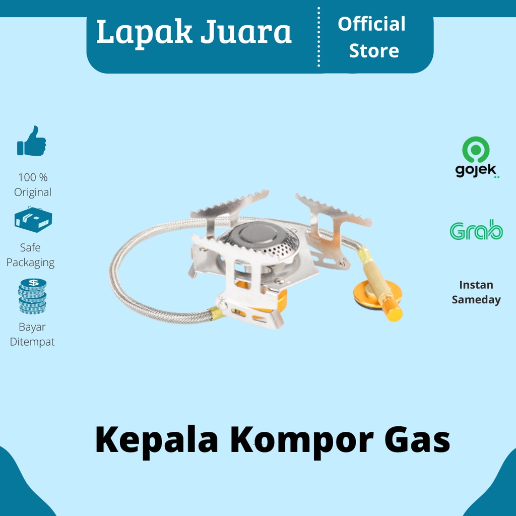 Kepala Kompor Gas | kepala kompor | Hewolf Kepala Kompor Gas Lipat Portable Folding Stove 3500W