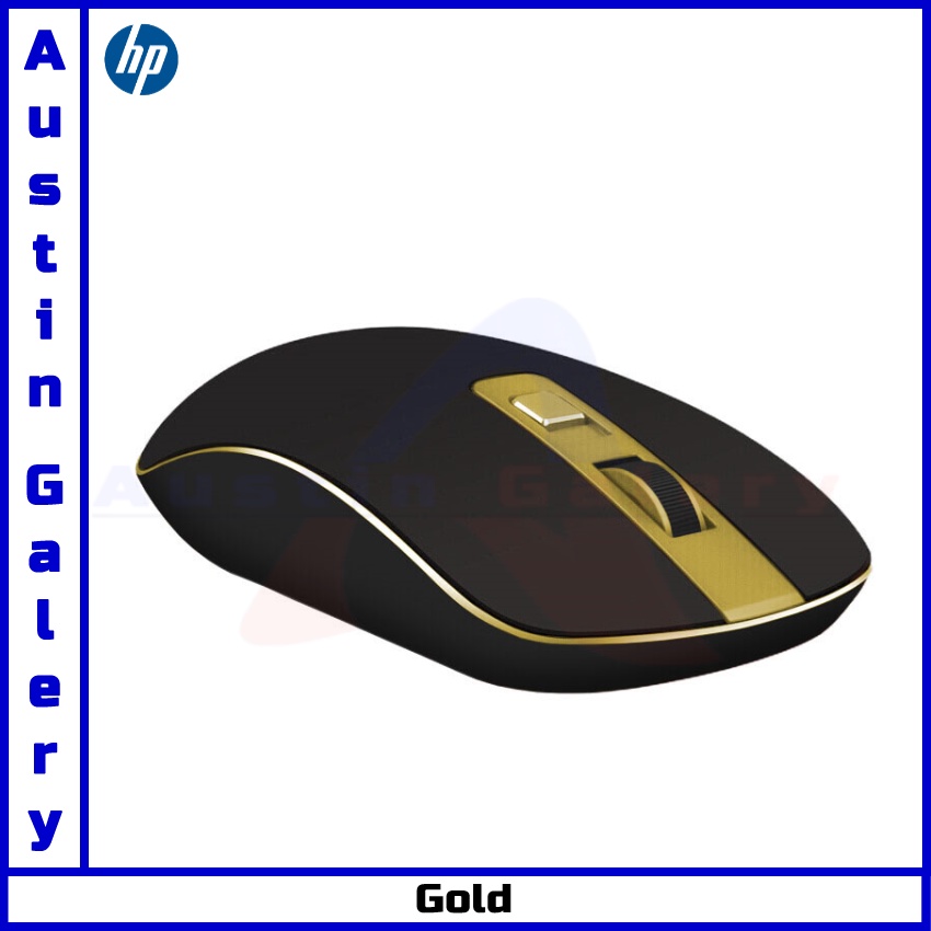 Mouse Wireless HP S4000 Silent 1600DPI Mouse Wireless 2.4G Untuk PC Laptop Komputer