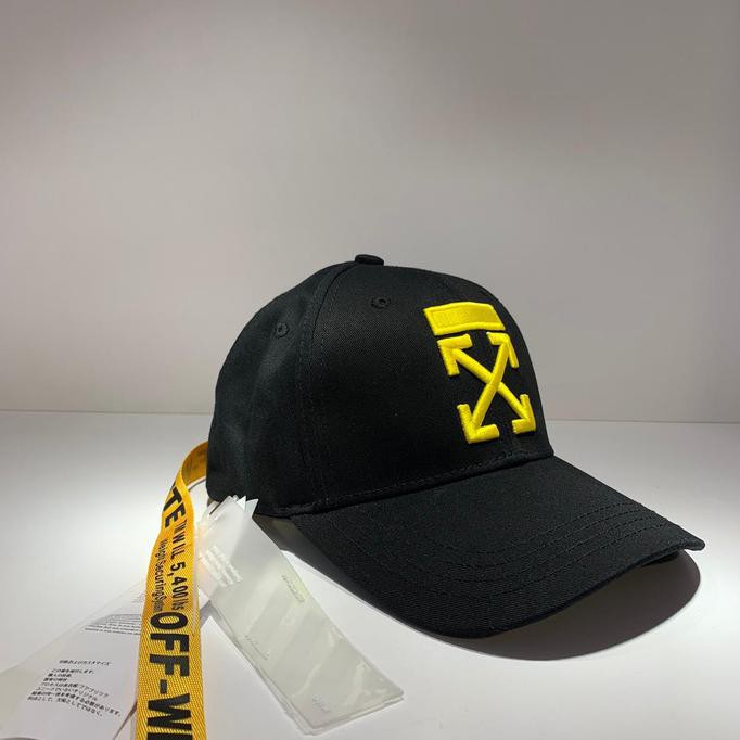Buruan Serbu] Topi Offwhite Yellow Cross New