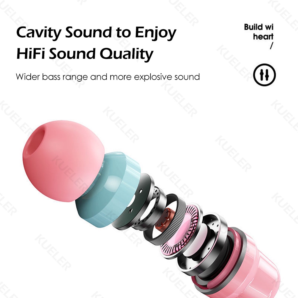 Headset Earphone Musik Hifi Bass Stereo 4D Noise Canceling Jack 3.5mm Dengan Microphone