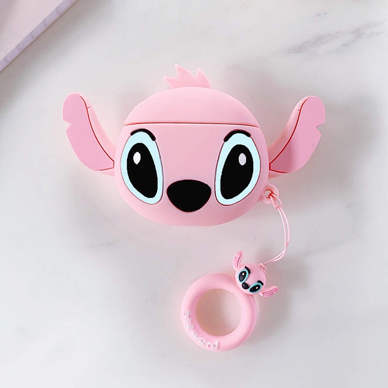 【COD】 Cover Protector  Airpod Case  / Casing Airpods 2 / Case Airpods 2 /airpods Macaron / Airpods Gen 2 / Casing Airpods  /softcase Airpods /headset Bluetooth-Pink stitch
