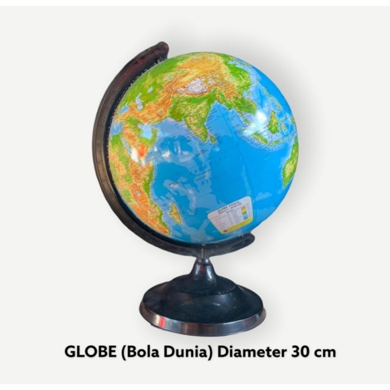 

GLOBE 30 CM / BOLA DUNIA 30CM / ALAT PERAGA SEKOLAH / ALAT PERAGA PENDIDIKAN IPS /GELOBE