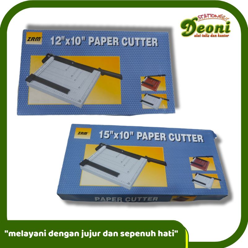 

Zrm Paper Cutter / Pemotong Kertas A4 F4 B4