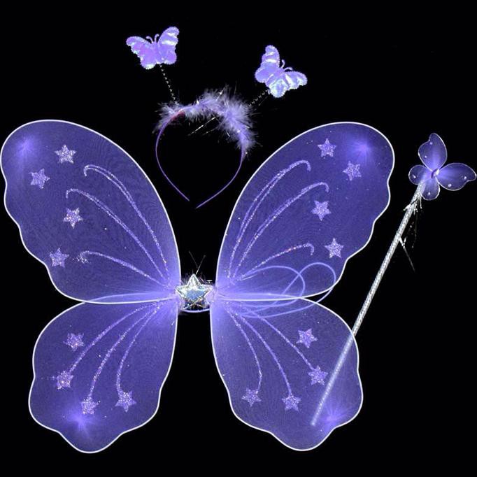 sayap peri mainan / sayap kupu kupu LED