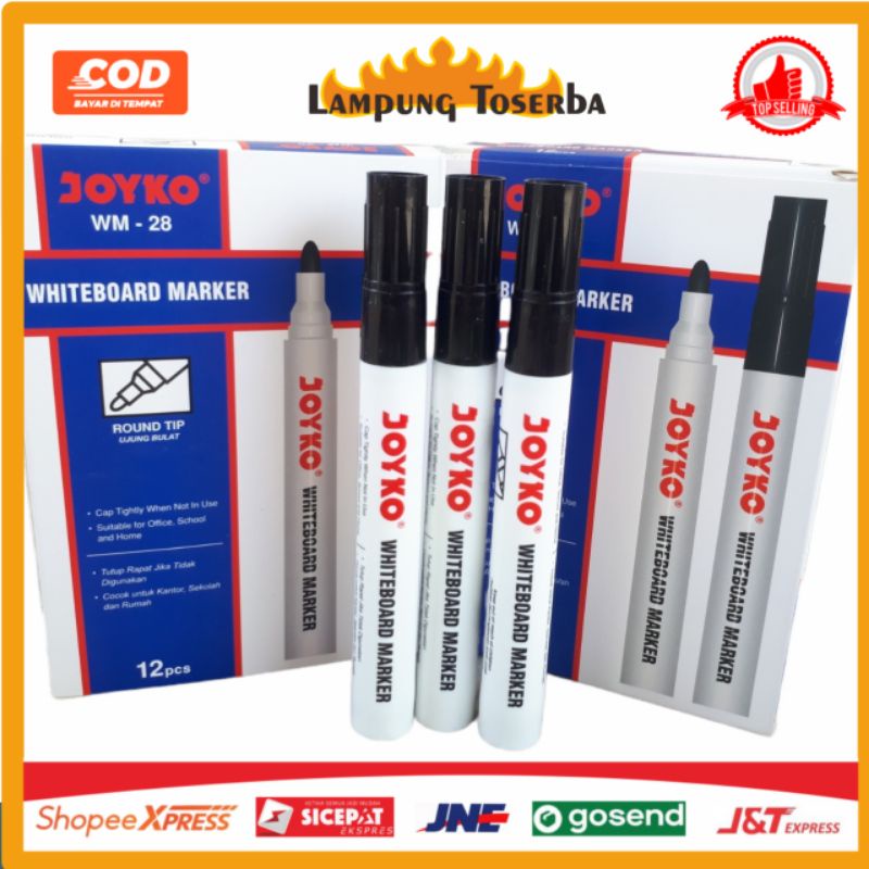 

Spidol Joyko Whiteboard dan Permanent