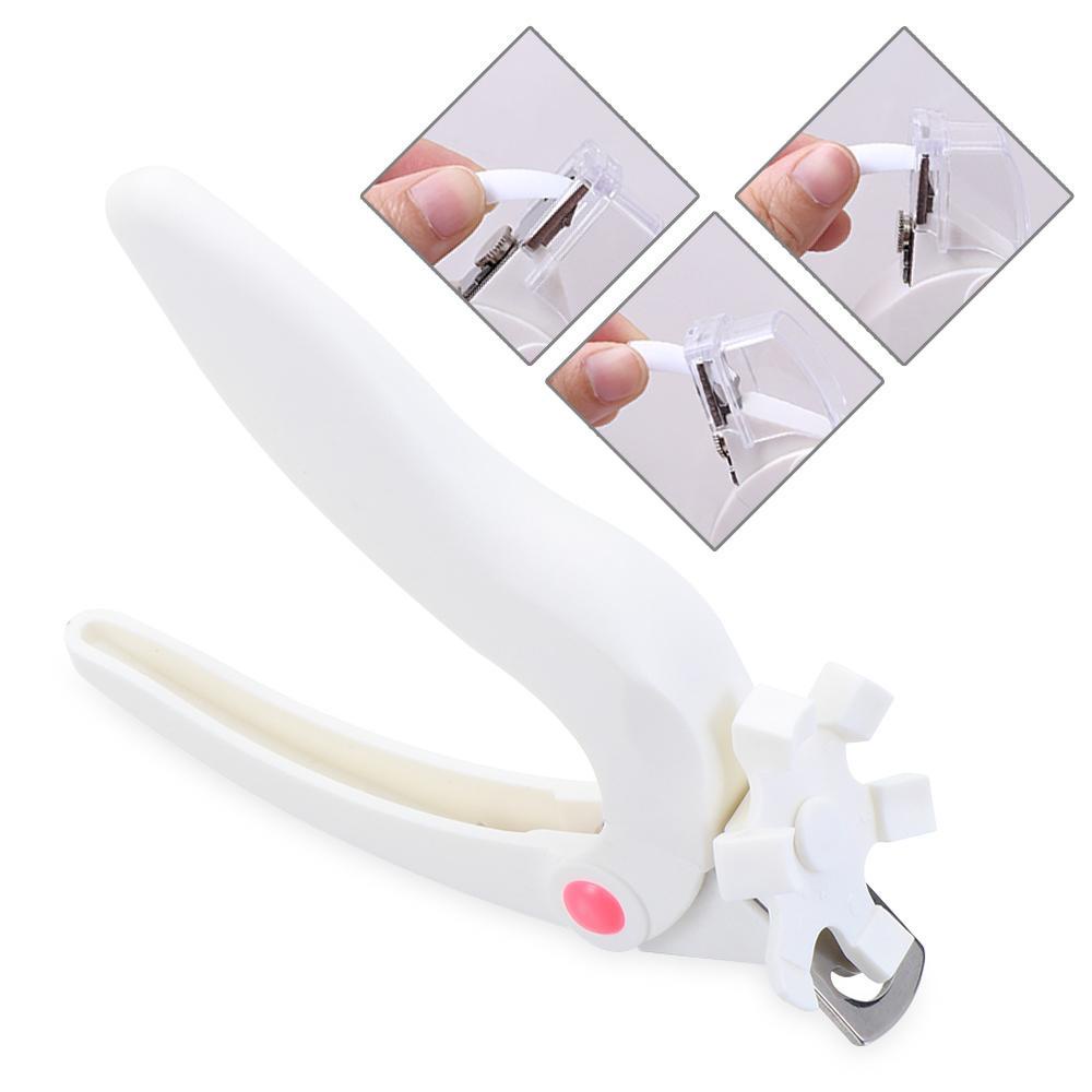 Preva Pemotong Tip Kuku Palsu Kualitas Tinggi Stainless Steel Tipe U word Manicure Tips Cutter