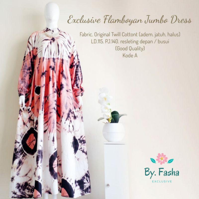 EXCLUSIVE FLAMBOYAN JUMBO MAXI BY FASHA