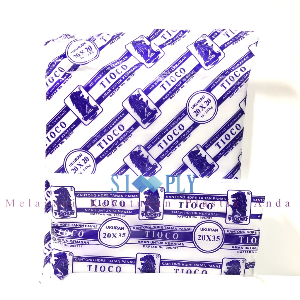 PLASTIK HD ANTI/TAHAN PANAS TIOCO 60x100