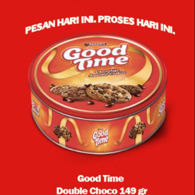 

PROMO KUE KALENG LEBARAN GOOD TIME DOUBLE CHOC 149 GRAM