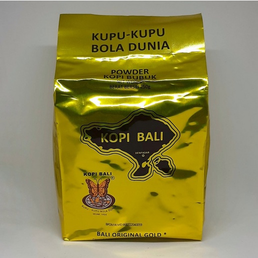 

Kopi Bali Kupu-Kupu Bola Dunia Gold 250gr