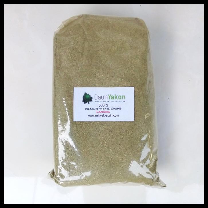 

Serbuk Daun Yakon / Yacon / Insulin / Simplisia Bubuk Smallanthus Sonc