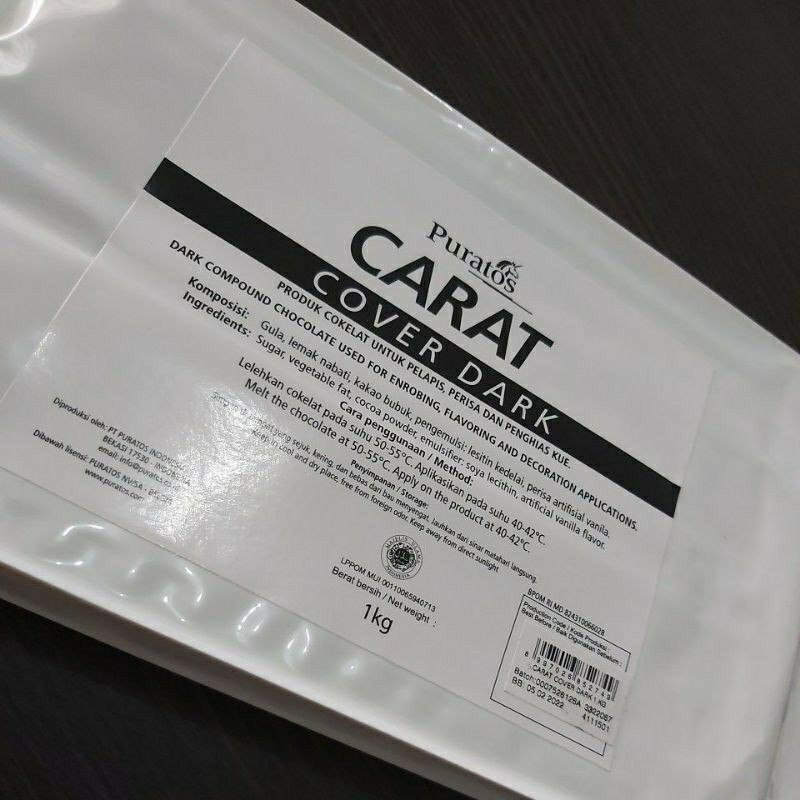 

carat cover dark coklat compound 1kg