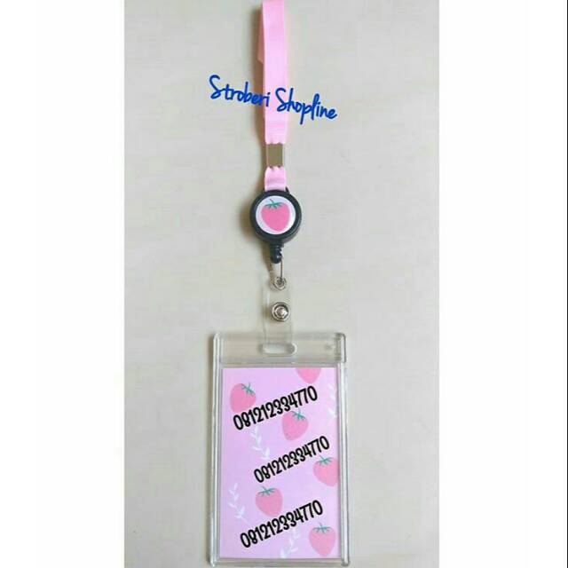 

Tempat id Card Strawberry (TALI)