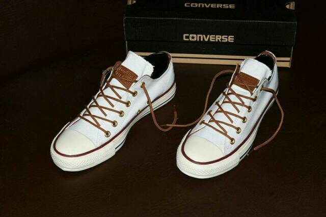 Sepatu Converse Premium Classic Import Vietnam Putih White Sneakers Cewek Cowok