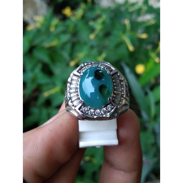 Batu Cincin Bacan Doko Totol coklat super top