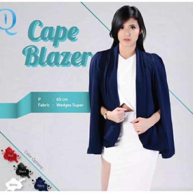 PRELOVED BLAZER CAPE