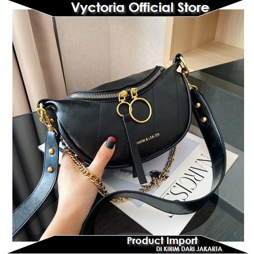 (COD) Vyctoria VOS30337 Tas Pinggang Wanita Waistbag Import Slingbag Promo EL5053 JTF30337 CR7165 LT1745 GT1015 30337 1745 BQ3247 3247 1015 7165 5053