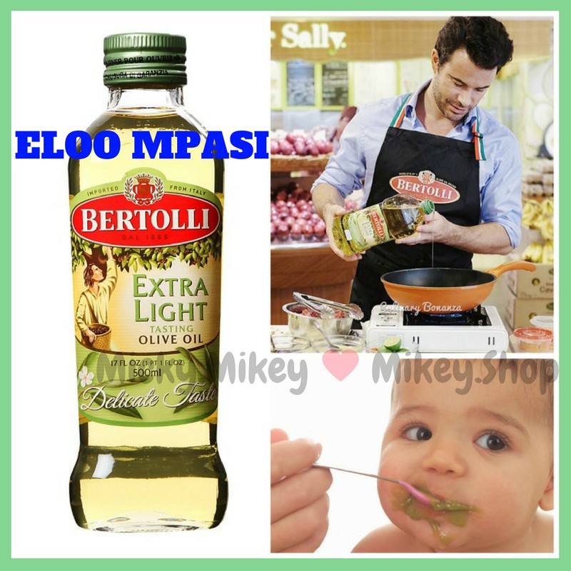 Jual Eloo Mpasi 250ml Halal Bertolli Extra Light Minyak Zaitun Olive Oil Bubur Bayi Bkn Casa Di Oliva Indonesia Shopee Indonesia