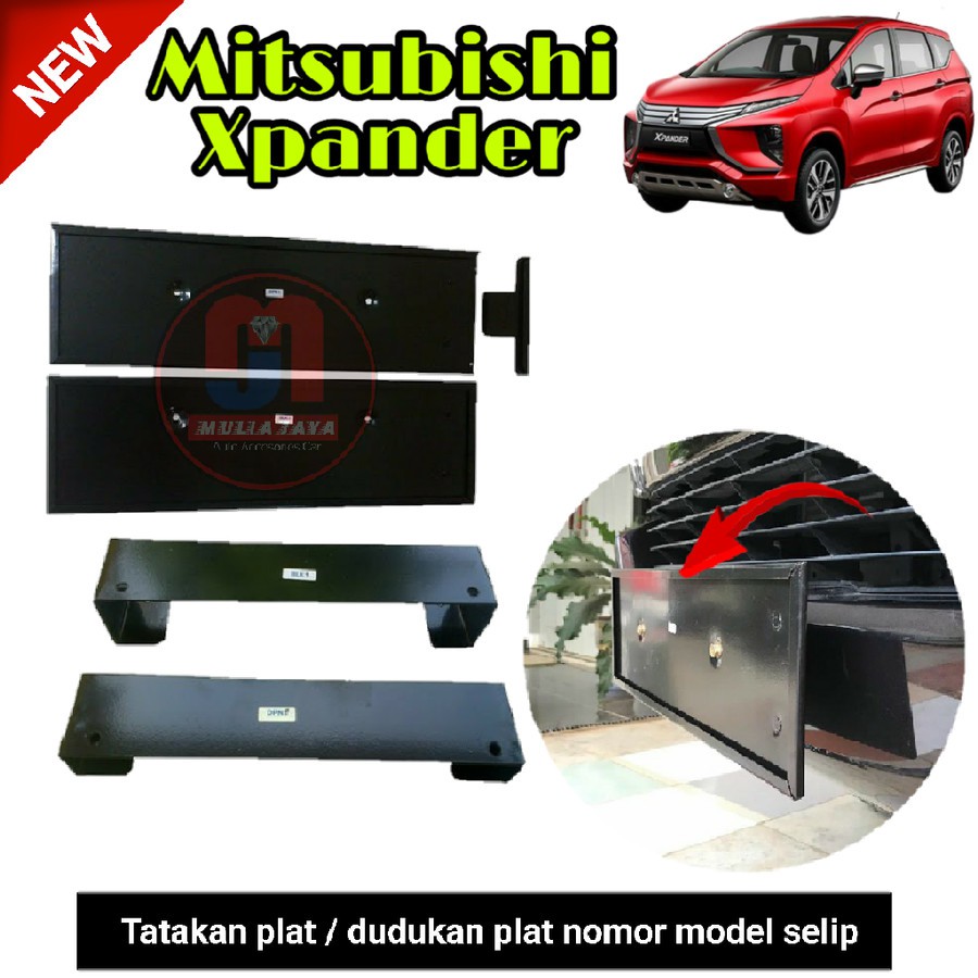 Tatakan/dudukan plat no mobil Mitsubishi Xpander