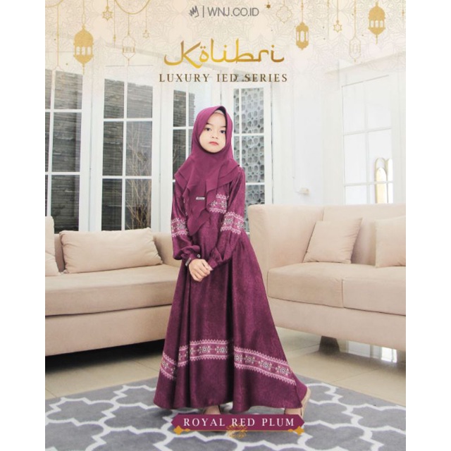 Gamis Anak Kolibri Luxury by WNJ